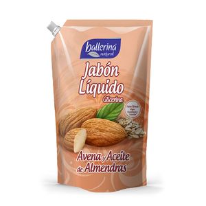 Jabón líquido Avena y Aceite de Almendras 900ml