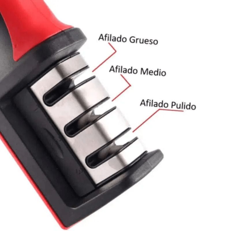 Afilador Cuchillos 2 o 3 Etapas Ergonomico