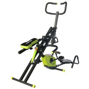 Total Fitness Crunch con Bicicleta Multifuncional 4 en 1