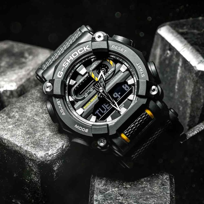 Reloj Casio G-Shock GA900-2A para Hombre Digital Analógico Luz LED Acuático  Azul Negro | Oechsle