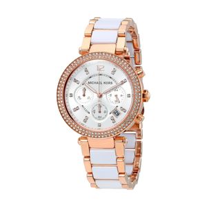 Reloj Michael Kors MK5774 White and Gold Rose para Dama