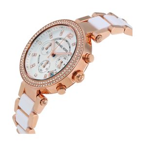 Reloj Michael Kors MK5774 White and Gold Rose para Dama
