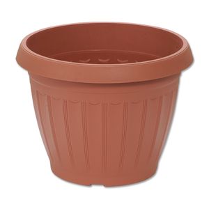 Macetero labrado mediano Terracota
