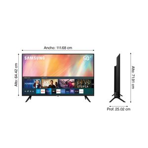 Televisor Smart Tv 50" Uhd 4k Samsung Un50au7090gxpe