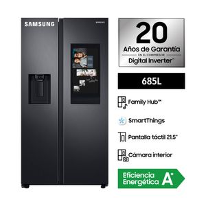 Refrigeradora SAMSUNG 685L No Frost RS27T5561B1/PE Negro