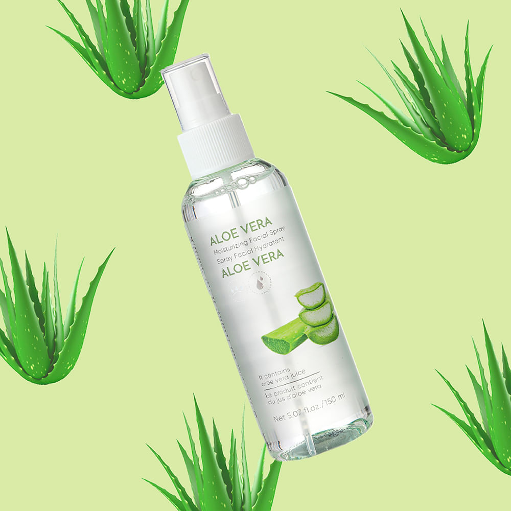 Spray gel hidratante facial aloe vera Miniso Real Plaza
