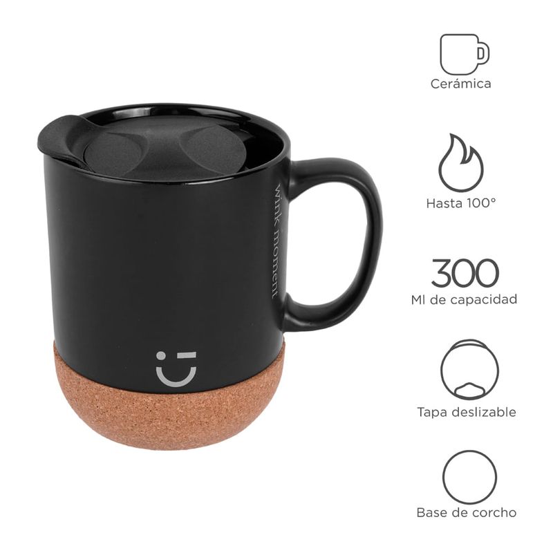 Taza Térmica con tapa Ricaly 350ml