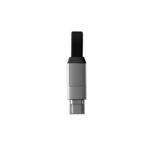 Cable Llavero de Carga 6 Conexiones Plata