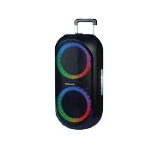 Parlante Halion HA 2018 BEAT 1200W USB BT FM Luces LED con Micrófono