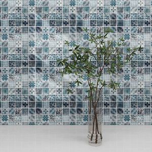 Pepelma gris y celeste 30x30x0.8