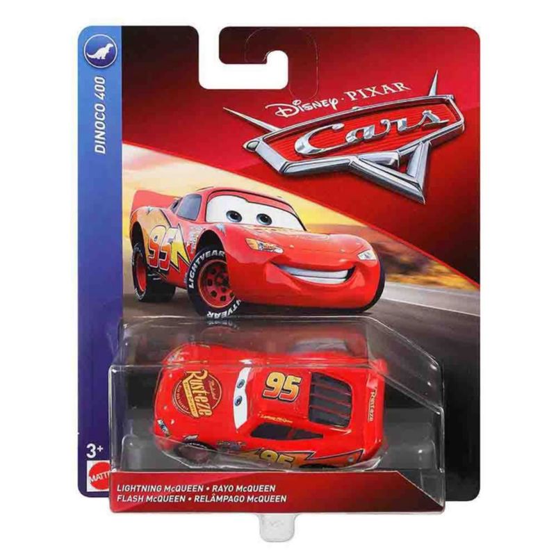 Disney Cars Relâmpago McQueen, fundido em escala 1:55 : .com