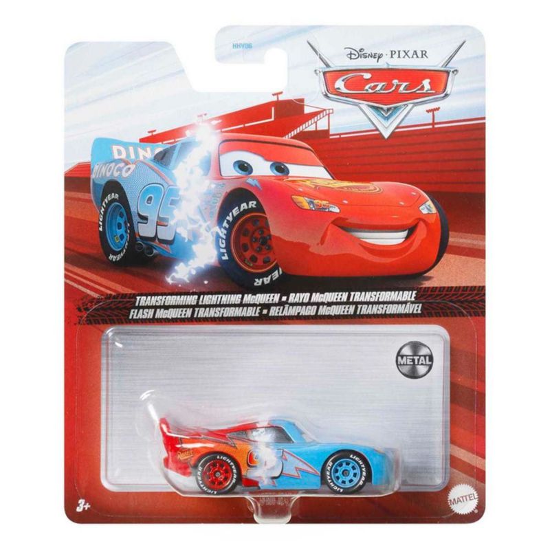 Carro Disney Pixar Cars Rayo Mcqueen Transformable Coleccionable