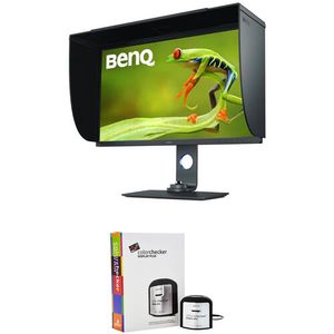 BenQ SW321C Monitor de edición de fotos y videos 4K HDR IPS de 32&quot; con ColorChecker Display ...