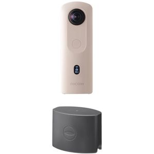 Cámara esférica Ricoh THETA SC2 4K 360 con kit de tapa de lente TL-1 (Beige)