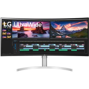 LG 38WN95C-W 38&quot; 21:9 UltraWide G-Sync/FreeSync QHD+ Monitor curvo IPS