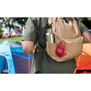 Altavoz Bluetooth portátil JBL Clip 4 (gris)