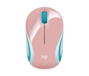 Mouse Inalambrico Logitech M187 Rosado