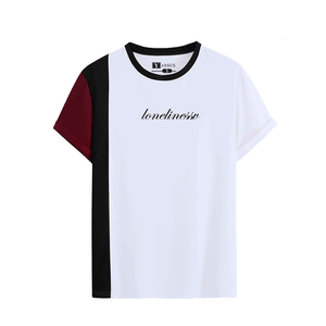 Polo Hombre Yansus Tricolor Blanco Negro Rojo