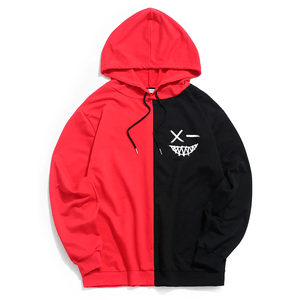 Polera Hombre Yansus Bicolor Rojo Blanco