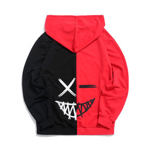 Polera Hombre Yansus Bicolor Rojo Blanco