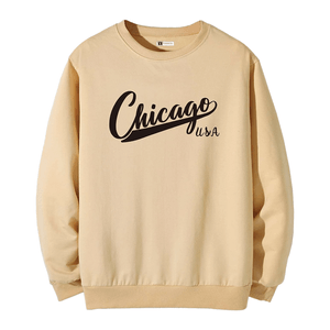 Polera Hombre Beige Yansus estampado Chicago