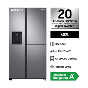 Refrigeradora Samsung Side By Side RS65R5681M9/PE 602L Inox