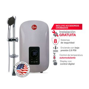 Rapiducha Eléctrica Rheem Elegant Digital 4500W Gris