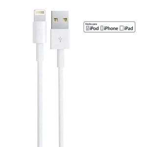 Cable lightning a usb iBox, 1m, hecho para Apple MFi, blanco