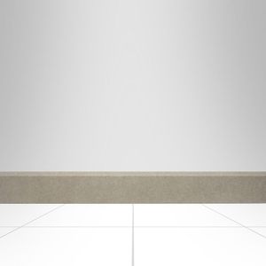 Zócalo Porcelanato Gris Pleno 7.3x60 cm