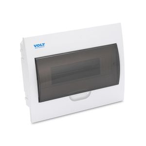 Tablero Empotrable PVC con tapa 12 polos