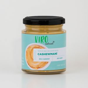 Mantequilla de Cashew y Maní Viro Natural 250gr 100% saludable