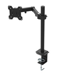 Expo Rack EM1327 Soporte Rack de Escritorio para Monitor Móvil Plegable de 3 Giros 13 a 27 pulgadas