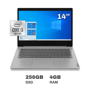 Laptop Lenovo IdeaPad 3i 14" FHD Intel Core i3 4GB RAM 256GB SSD Platinum Grey