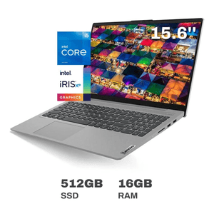 Laptop Lenovo IdeaPad 5i 15.6" FHD Intel Core i5 16GB RAM 512GB SSD Platinum Grey
