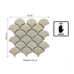 Pepelma blanco 30.2x29.4x0.8