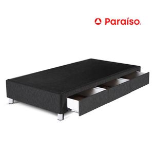 Box Tarima Cajones 1.5 Plazas Charcoal