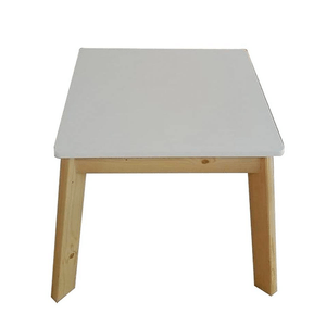 Mesa Infantil Horan Cuadrada Blanca/Duna