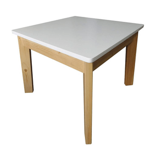 Mesa Infantil Horan Cuadrada Blanca/Duna