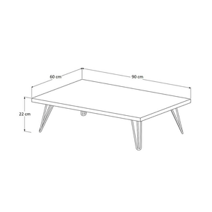 Mesa de centro Italia Blanco