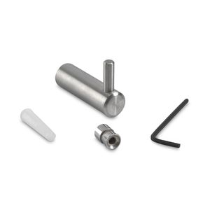 Perchero de pared Acero Inoxidable Mediano 1 Gancho Global Trader