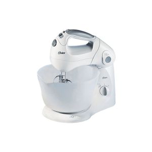 Batidora Oster de Mano y Pedestal de 10 velocidades con 600 Watts Color blanco 2600-051