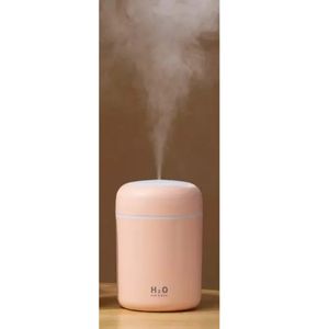 Mini Humidificador Portátil H2O Silencioso Recargable Rosado