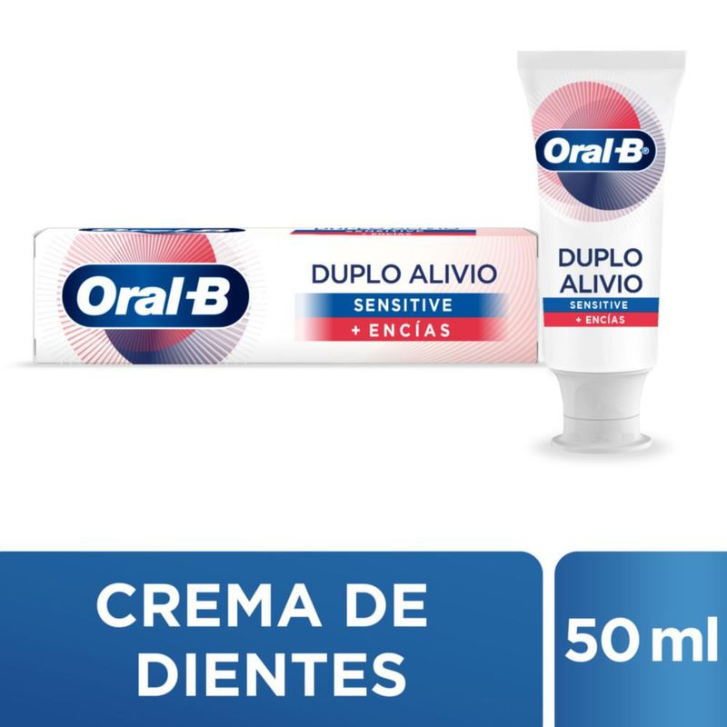 Pasta de Dientes ORAL-B Duplo Alivio Dientes Sensibles Caja 50ml