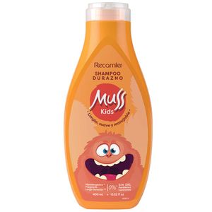 Shampoo MUSS KIDS Durazno Frasco 400ml