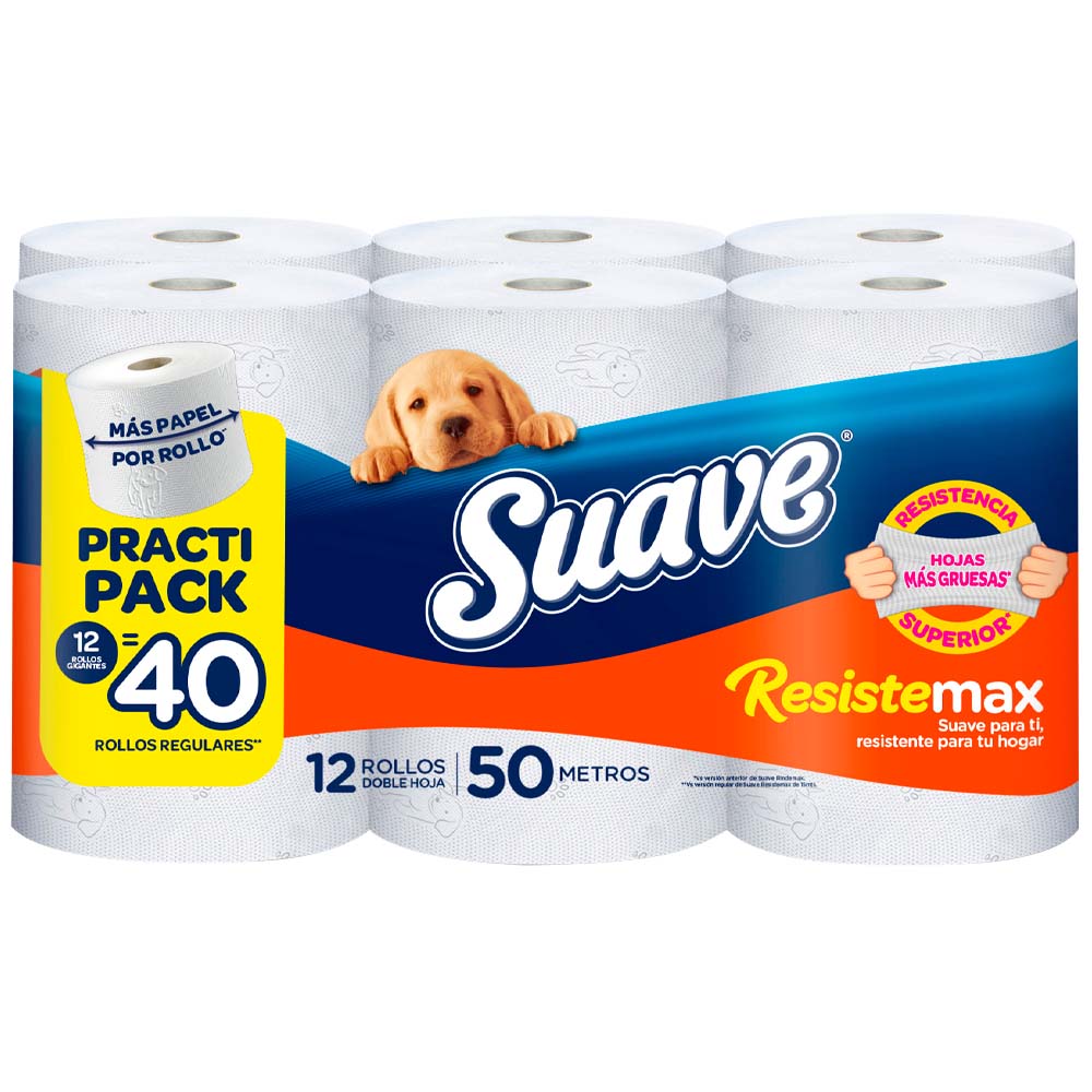 Papel Higienico Suavel Paca Con 40 Rollos Oferta!