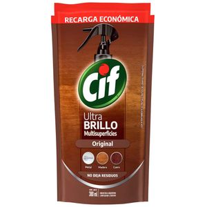Limpiador CIF Ultra Brillo Original Doypack 380ml