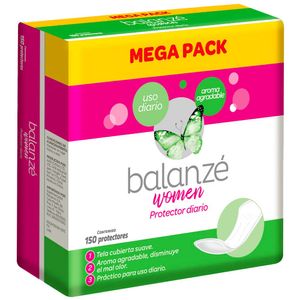 Protectores Diarios BALANZÉ WOMAN Paquete 150un