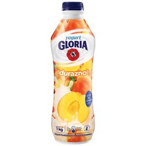 Yogurt Bebible GLORIA Sabor a Durazno Botella 1Kg