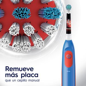 Cepillo de Dientes Eléctrico para Niños ORAL-B Disney Pixar Cars 1 Unidad