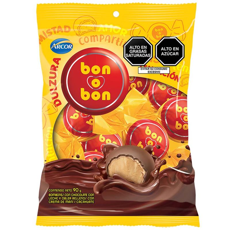 Comprar Bon O Bon Rellenos De Chocolate Leche Arcor - 270Gr